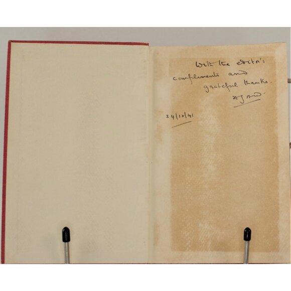 SIGNED "Georg Und Die Zwischenfalle" Erich Kastner 1941 George and the Incidents - Picture 2 of 8